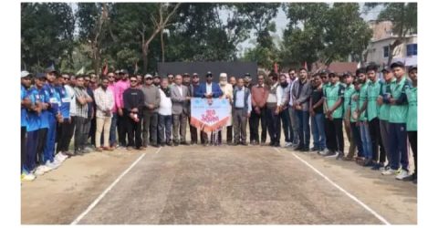 কুলাউড়ায়  শহীদ প্রেসিডেন্ট জিয়াউর রহমান স্মরণে জিয়া স্মৃতি টি-২০ ক্রিকেট টুর্নামেন্টের উদ্বোধন